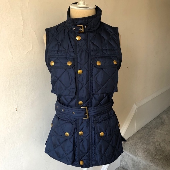 Ralph Lauren Blue Label Quilted Duck Down Vest EUC